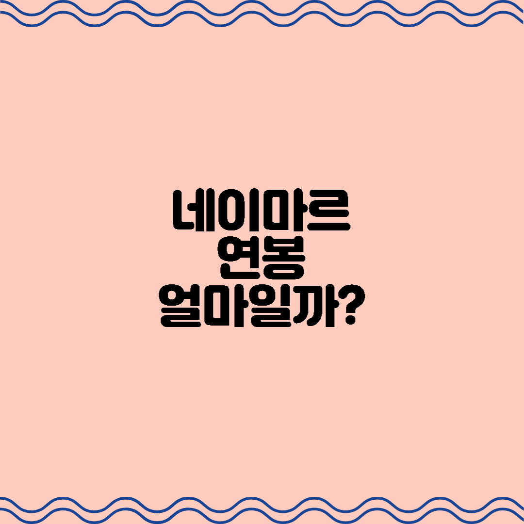  브라질의 축구스타 네이마르 연봉 알아보기