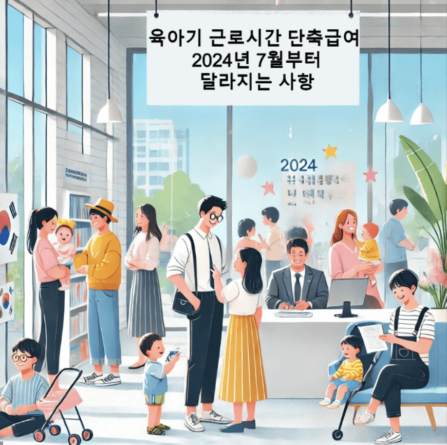 육아기 근로시간 단축급여, 2024년 7월부터 달라지는 사항