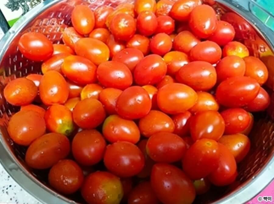 토마토-요리-방울토마토-절임-마리네이드-샐러드-만들기