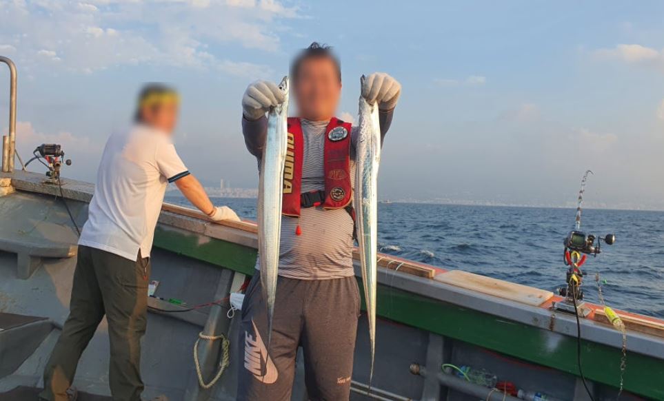 여름 남해 갈치 배낚시