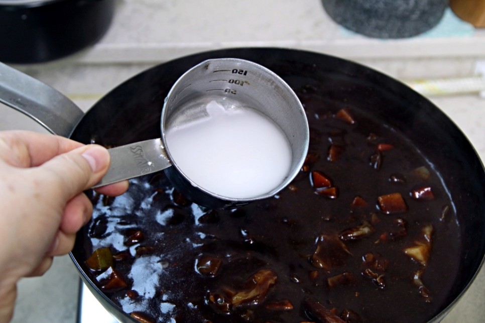 슬산생 자장면 레시피 짜장면 만들기 10