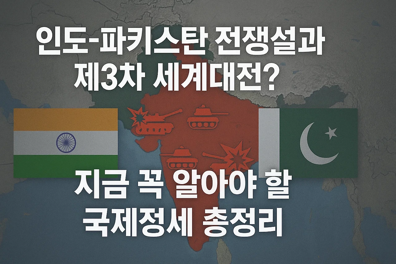인도-파키스탄 전쟁설과 제3차 세계대전? 지금 꼭 알아야 할 국제정세 총정리