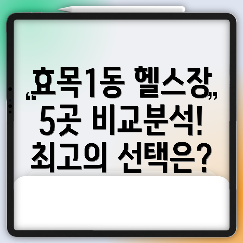 대구 동구 효목1동 추천 헬스장 5곳 비교분석