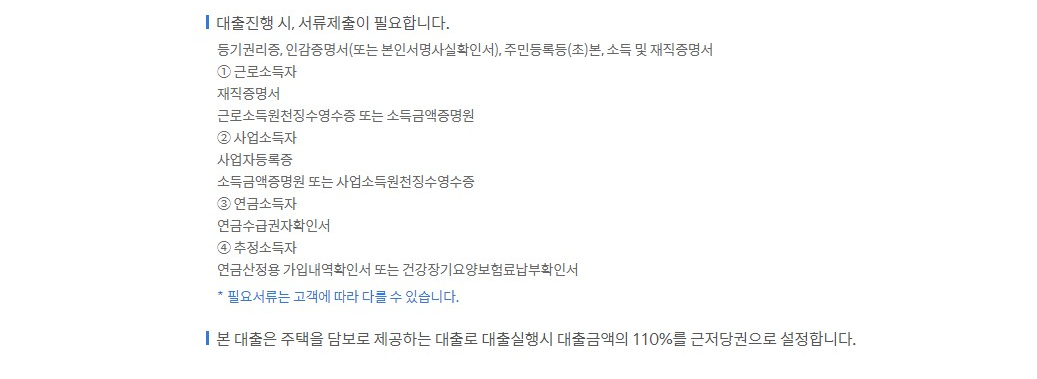 신한은행 보금자리론 대출 자격조건 금리 서류