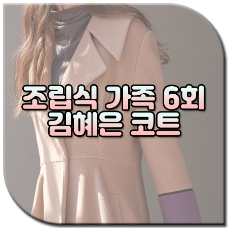 조립식 가족 6회 김혜은 코트