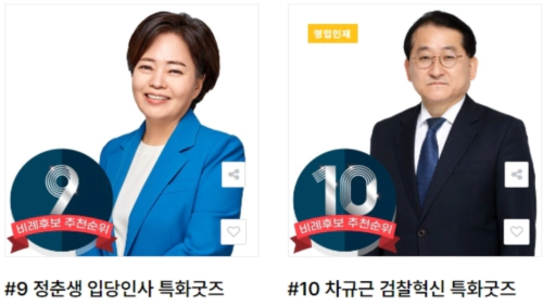 국회입성 비례대표자