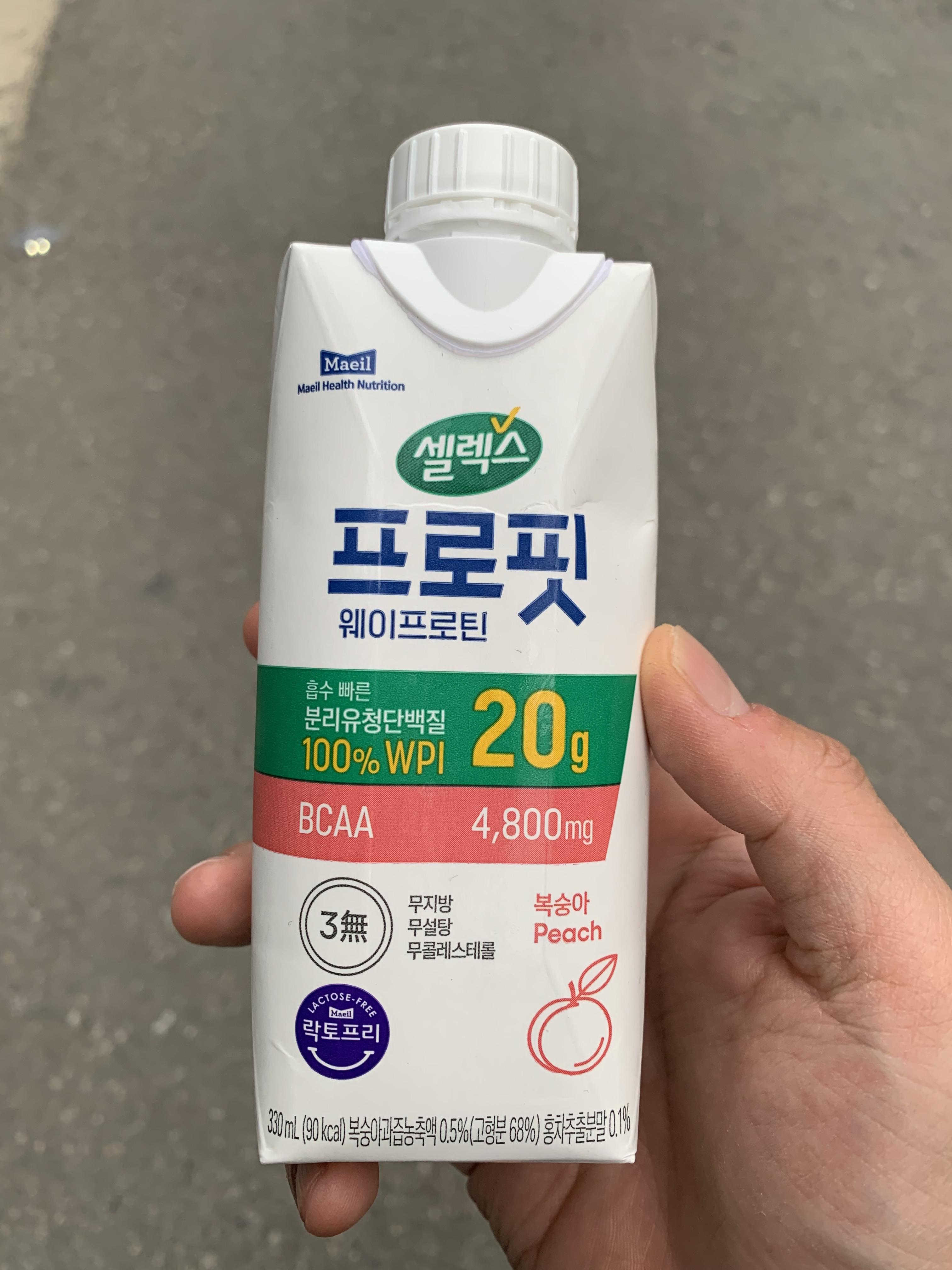  단백질 음료 추천 : 셀렉스 프로핏 웨이프로틴 후기