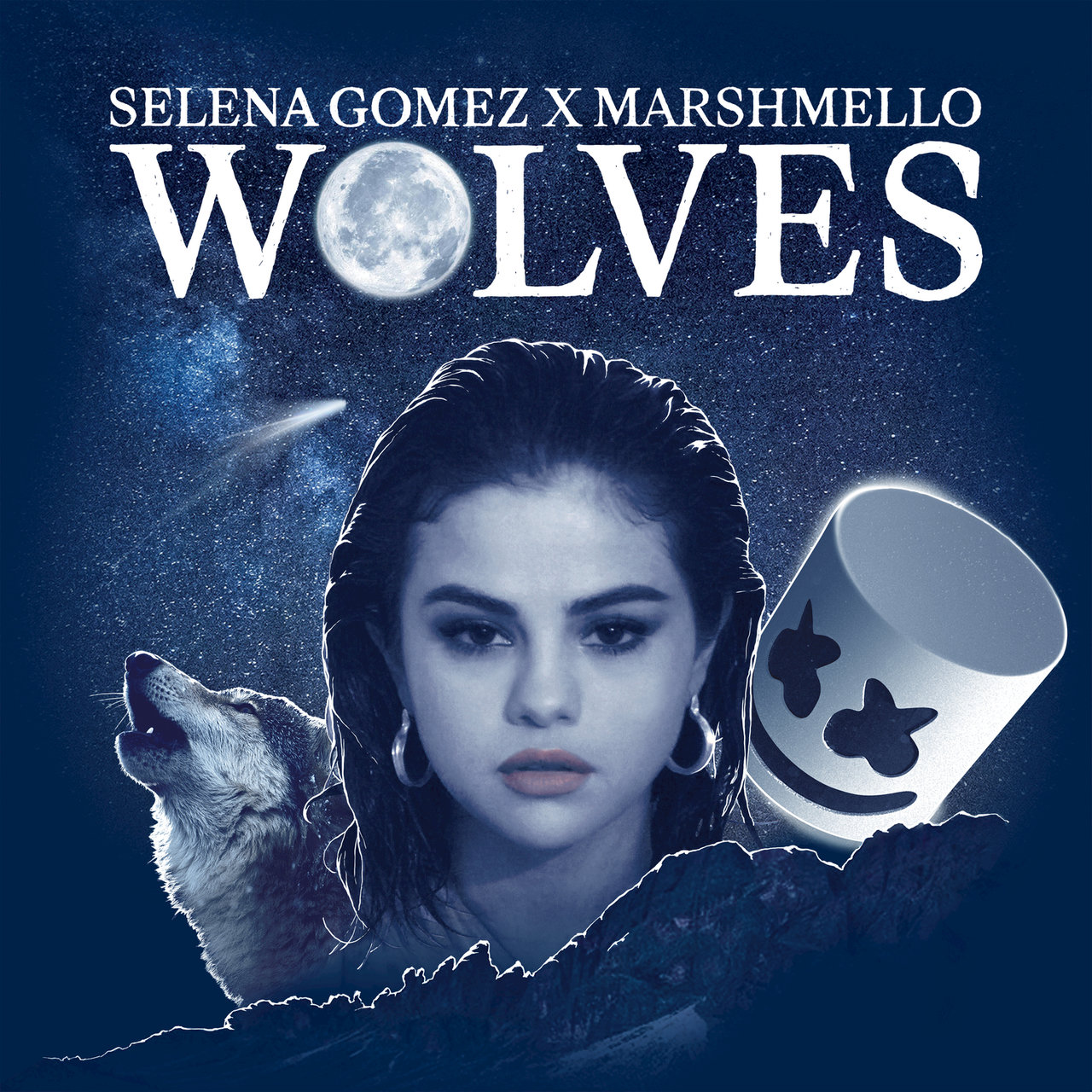  Selena Gomez, Marshmello - Wolves