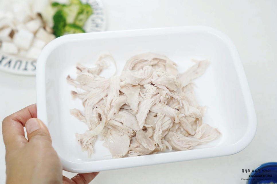 닭고기 간장볶음 닭고기 야채볶음 남은 백숙 1