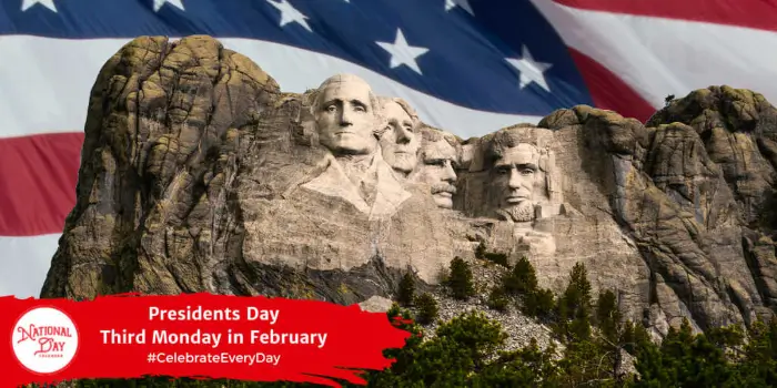 Presidents' Day 대통령의 날 (source: www.nationaldaycalendar.com/)