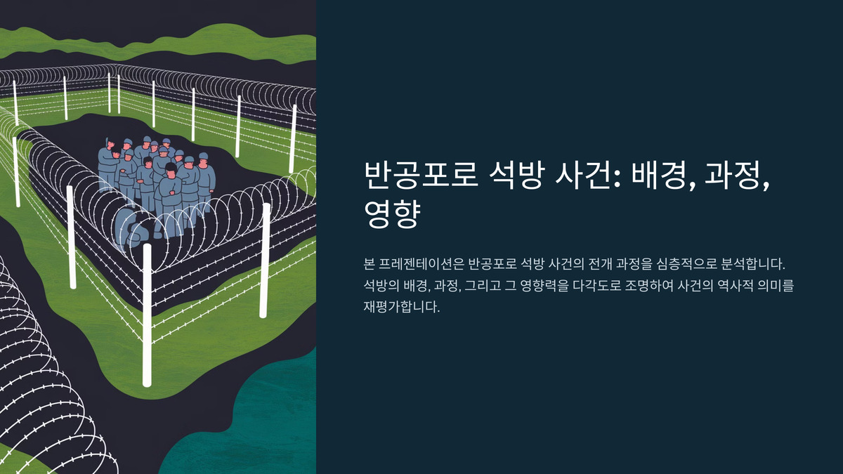 1953년 이승만의 반공포로 석방 사건
