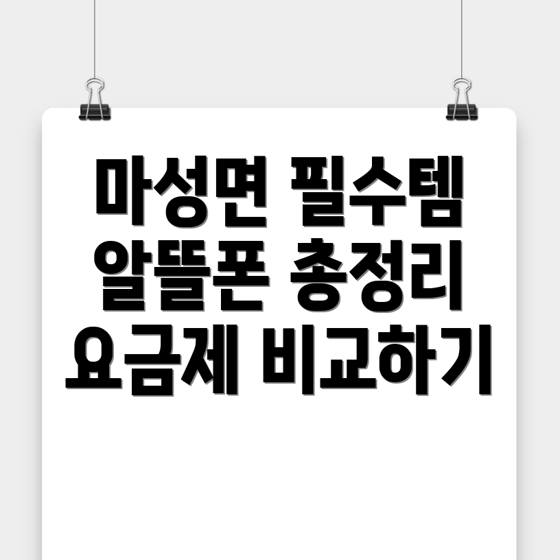 알뜰폰 요금제