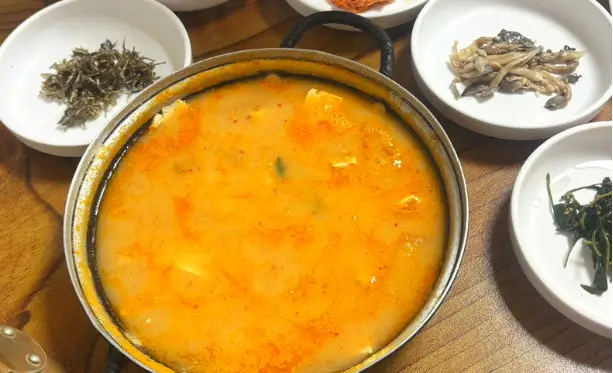 생생정보 원주 산골손두부 해물칼국수