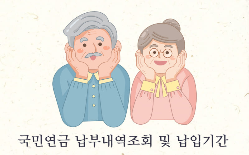 국민연금 납부내역조회