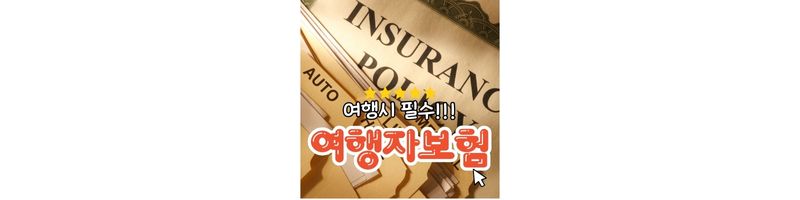  해외 여행자 보험 쉽고 빠르게