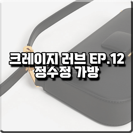  크레이지 러브 12회 정수정 가방 :: 찰스앤키스 스퀘어 푸쉬락 숄더백 : 이신아 가방