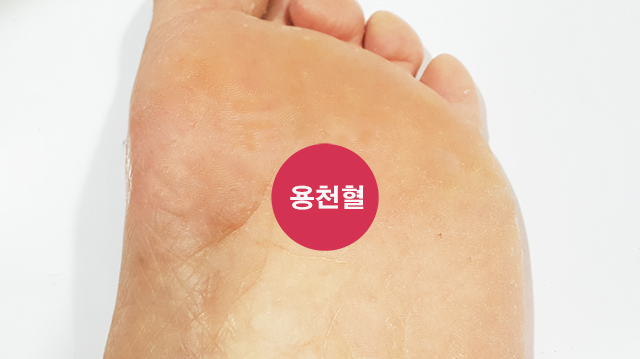 용천혈 효능 - 발바닥 혈자리 위치