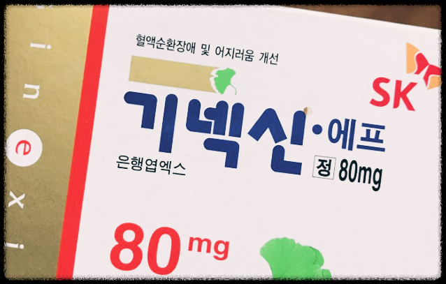  기넥신에프정 80mg 120mg 240mg 가격 복용법 및 부작용 효과