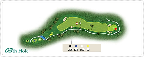 제주 부영cc 우정 코스 3번 홀
