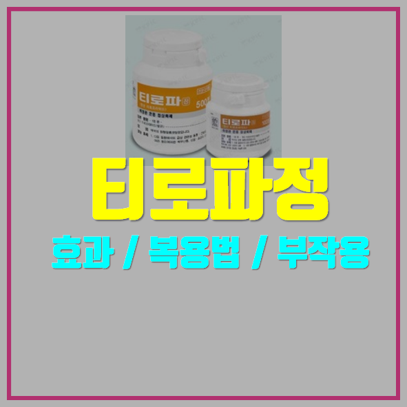  티로파정 의약품 정보