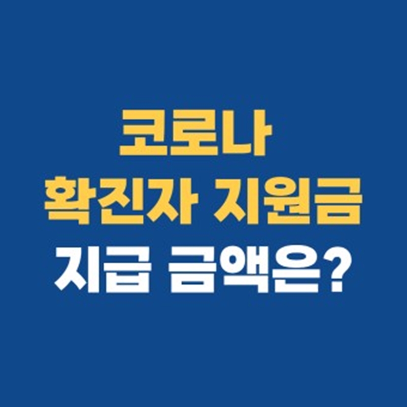 코로나 확진자 지원금