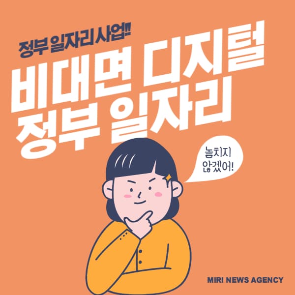  비대면 디지털 정부일자리 3차모집 !