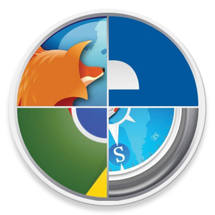 Chrome&#44; Firefox&#44; Edge Browser 로고
