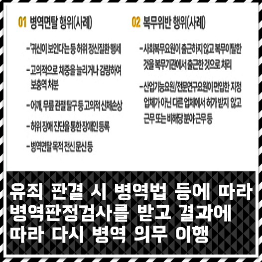 병역면탈-및-복무위반-행위-사례
