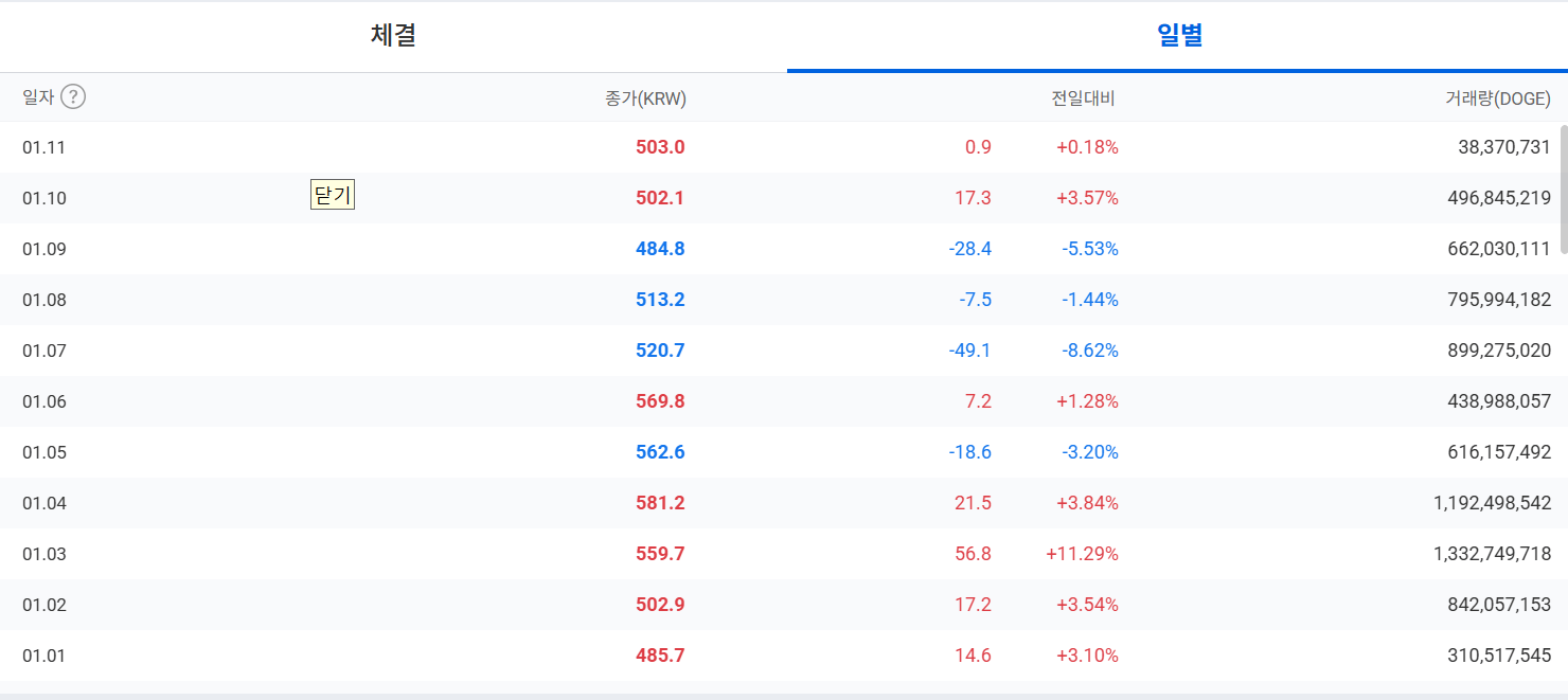 도지코인 전망과 시세