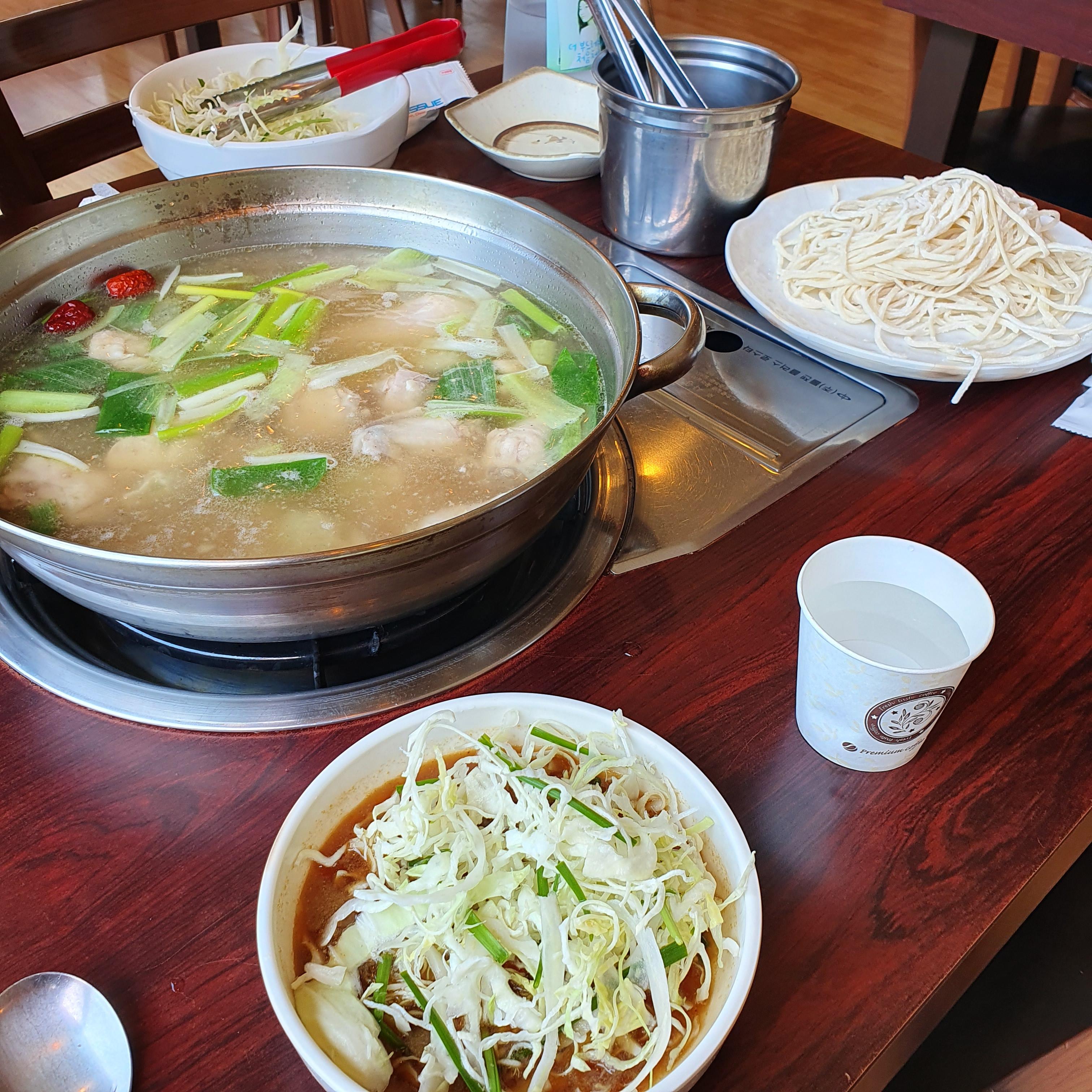  학익천 러닝 후 주말 점심식사 - 양지편 닭한마리 솔직후기