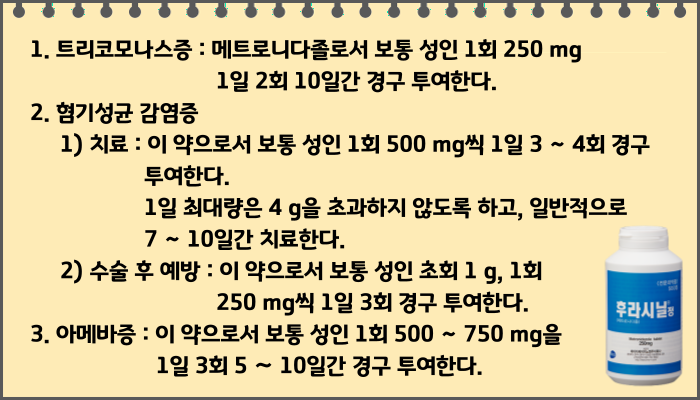 후라시닐정_복용법