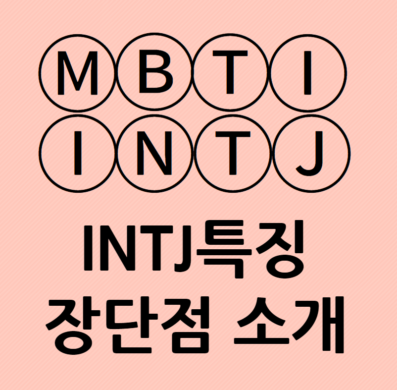 INTJ특징 장단점과 성격적 특징