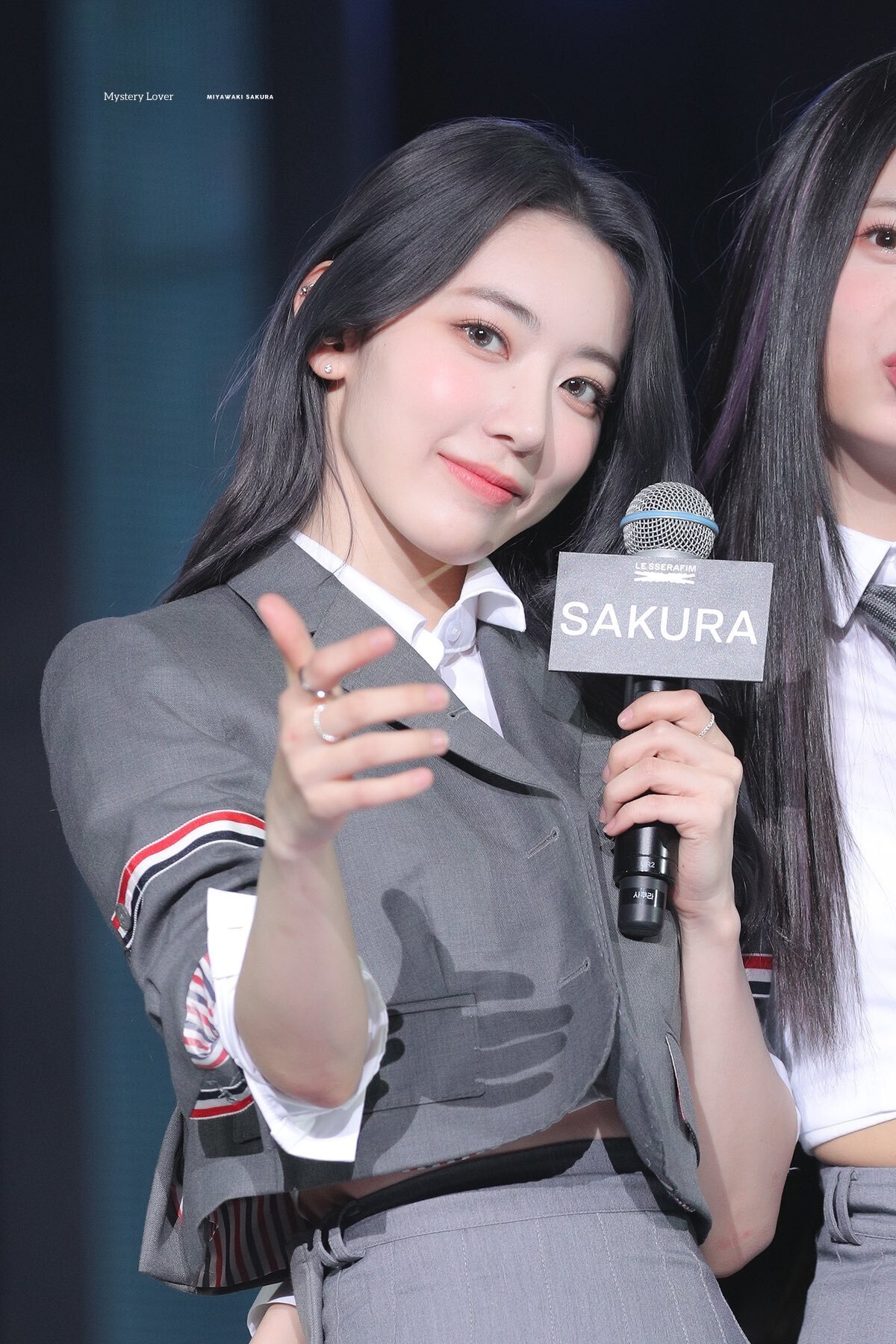  르세라핌 사쿠라 'fearless' 쇼케이스 사진