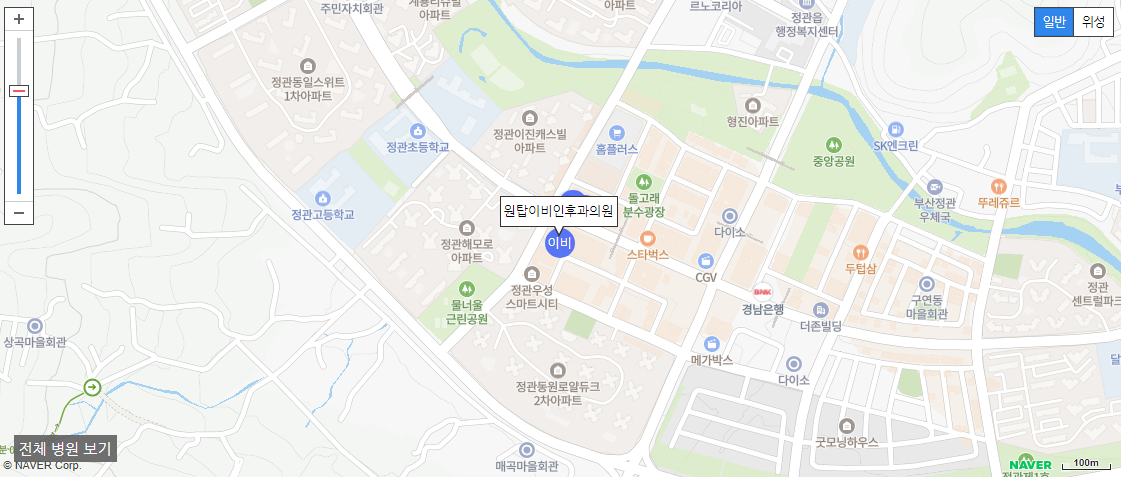 부산 일요일 진료 이비인후과 원탑이비인후과의원