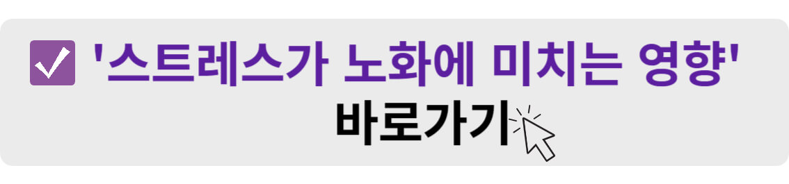 스트레스가 노화에 미치는 영향 바로가기