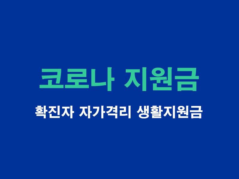 코로나-생활지원금