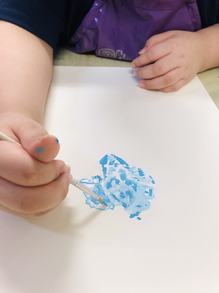 물그림 그리기 초등미술수업 9