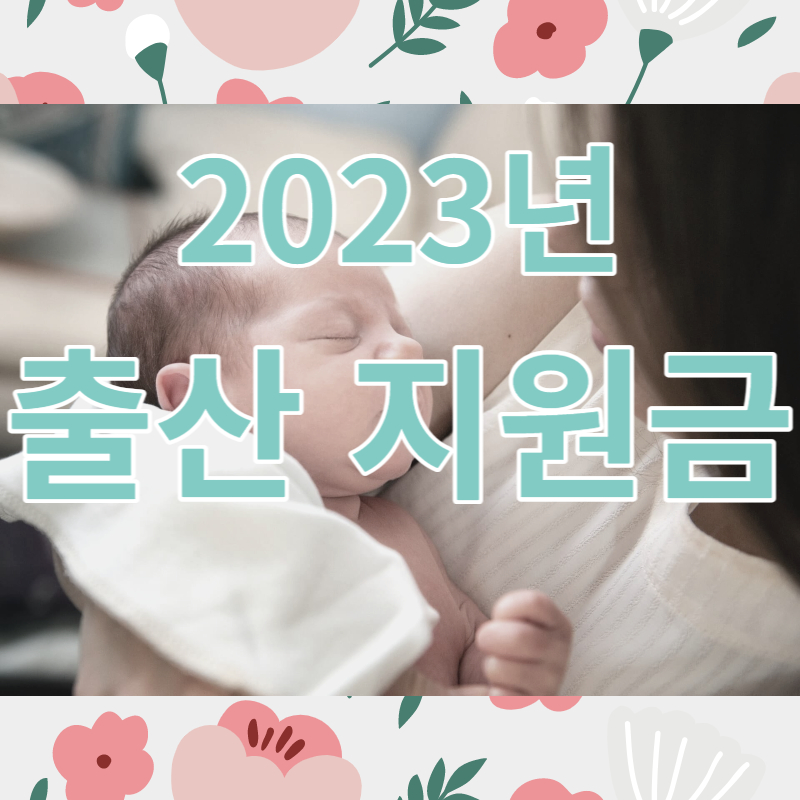 2023년 출산 지원금