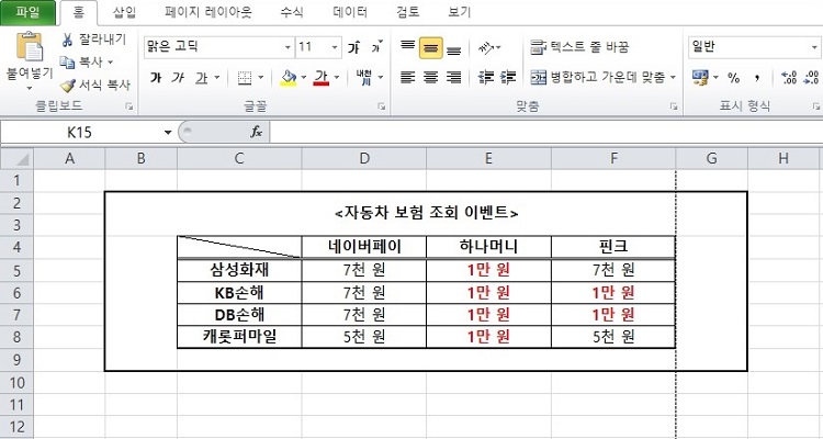 엑셀-눈금선-페이지-나누기-표시