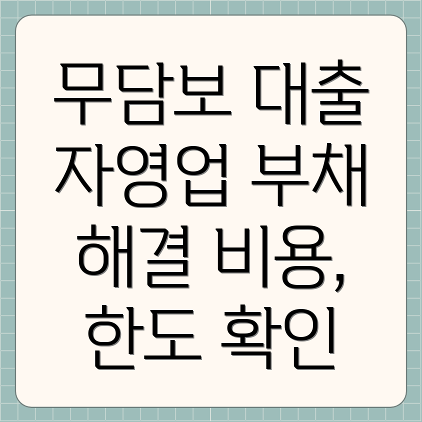 무담보 대출