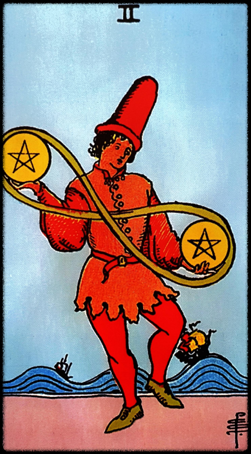 two of pentacles