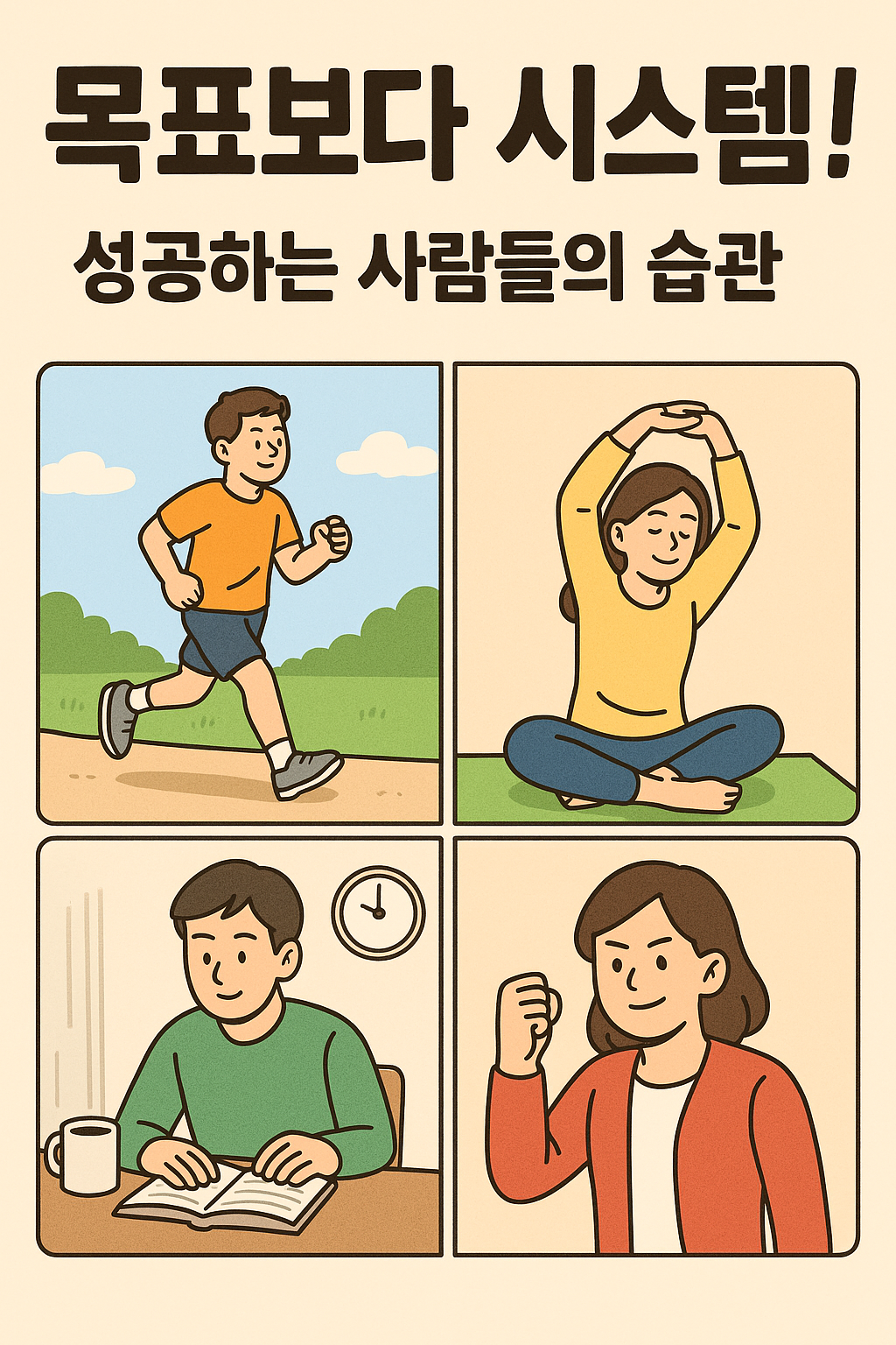 목표보다 시스템! 성공하는 사람들의 습관 비밀