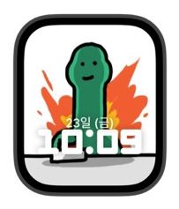 애플워치 배경화면 조구만 스튜디오 브라키오 페이스 무료 다운받기(2)