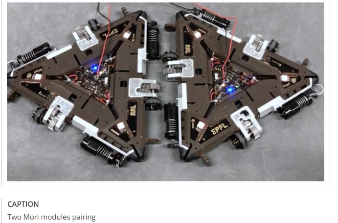  [로봇의 진화] 우주 여행을 위한 다각형 형태 3D 변환 로봇 VIDEO: Mori3: A polygon shape-shifting robot for space travel