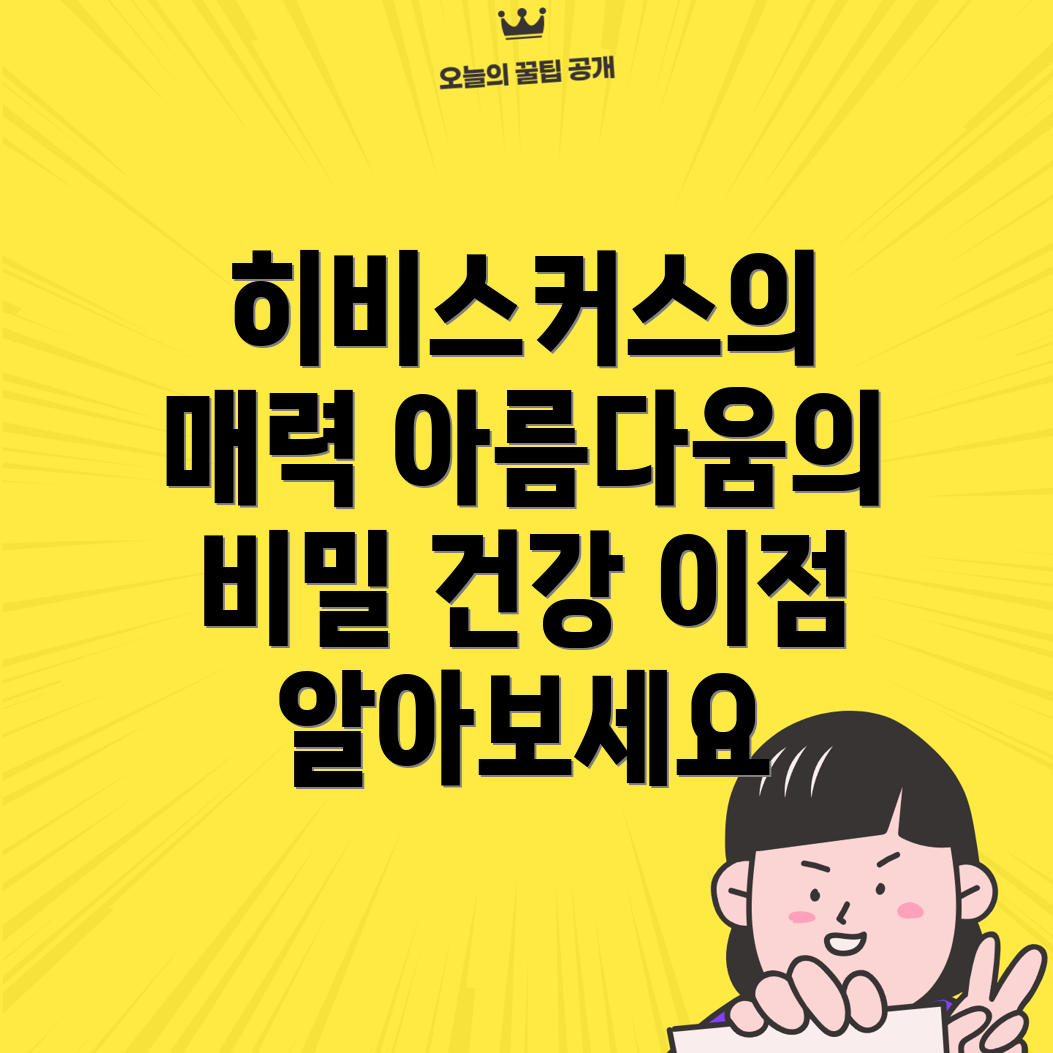 히비스커스의 건강 이점