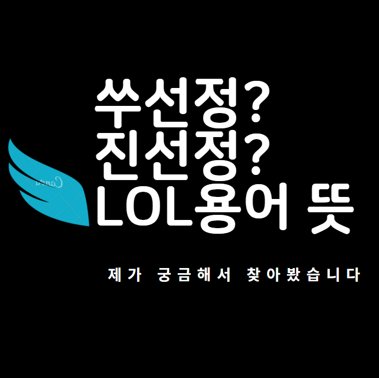 쑤선정 뜻? 진선정 뜻? LOL 롤 단어 뜻 정리 (담원 우승! 담원 우승!)