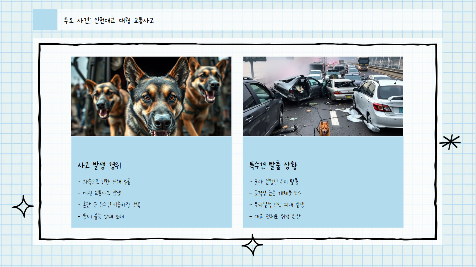 주요 사건: 인천대교 대형 교통사고 관련 사진