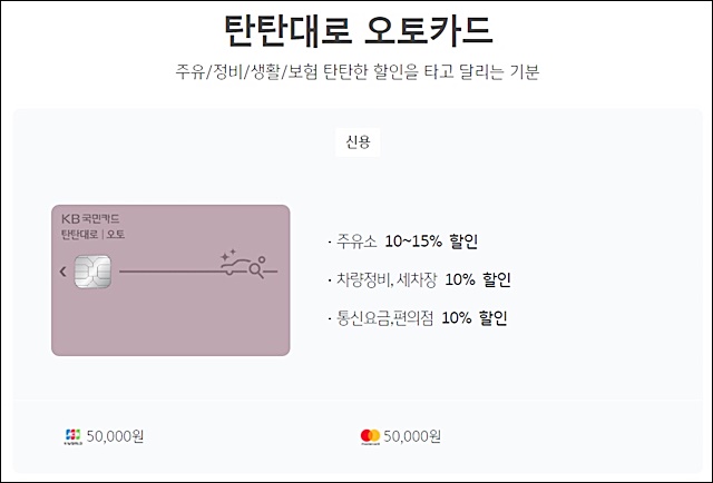 주유 할인 많이되는 카드 비교 추천 Top7