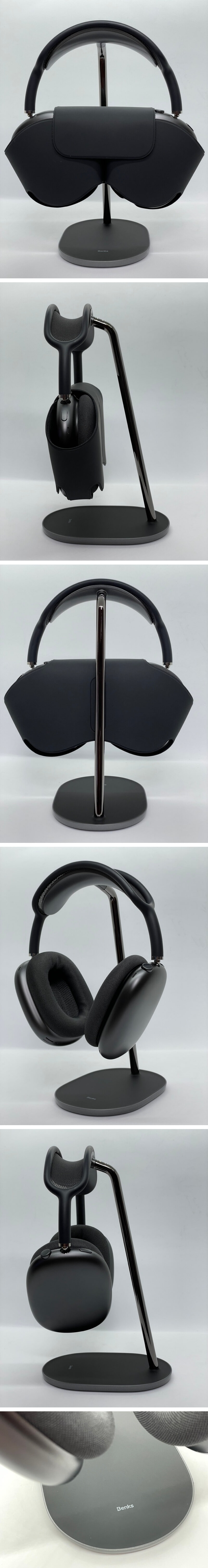 benks headphone stand with AirPods max