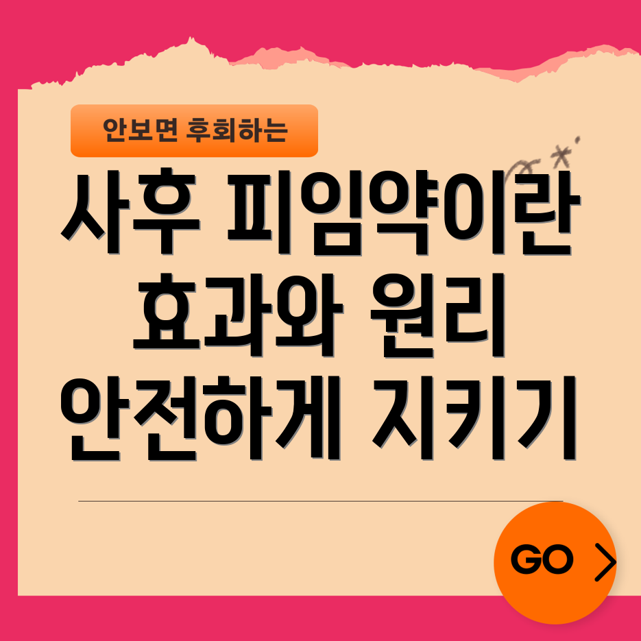 사후 피임약